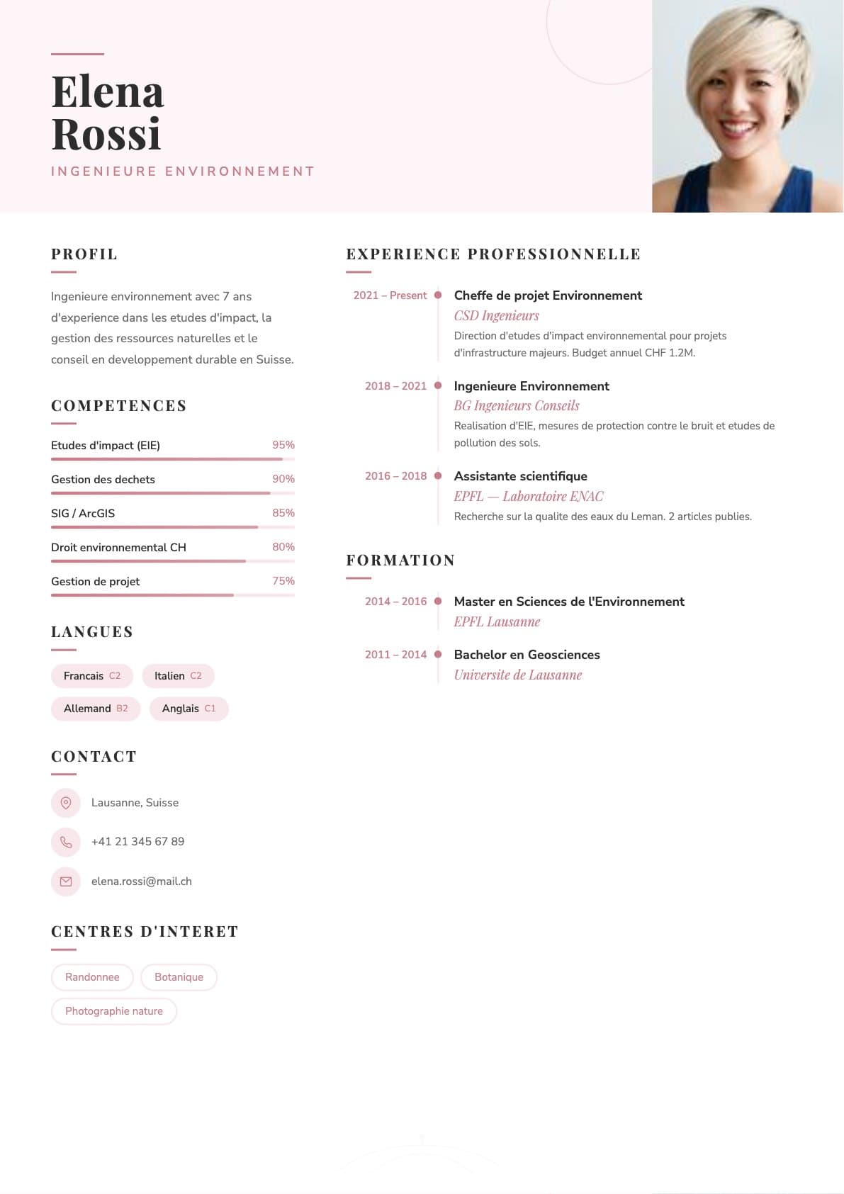 Template Rose Elegance